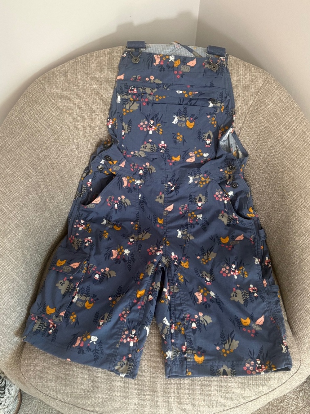 Duluth Gnome Gardening Short Overalls